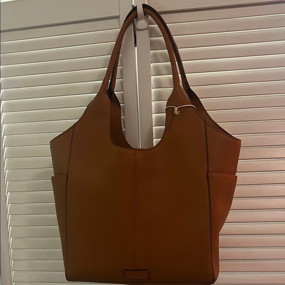 Lucky Brand Tan Leather Tote Bag
